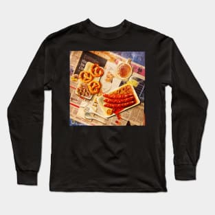 Currywurst. Tourism. Germany Long Sleeve T-Shirt